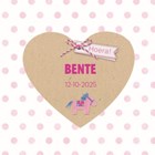 hartje geboorte meisje
